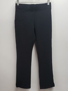 Quince Ultra Stretch Ponte Straight Leg Pants DKBIZ01 Womens XS Black NWT